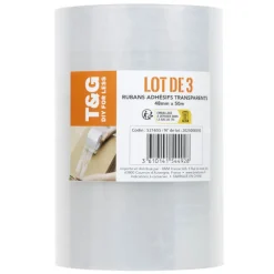 3 adhesifs dAemballage 50mx48mm Colle, Adhesif