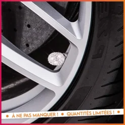 Sale 4 bouchons de valve auto bling Automobile
