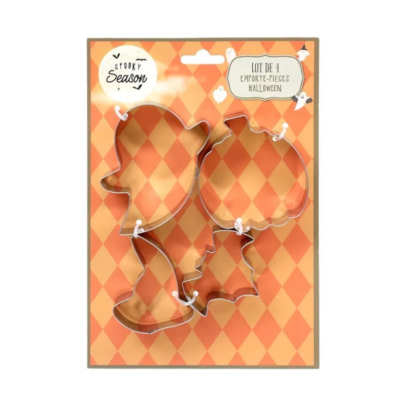 Best 4 emporte-pieces halloween Plat, Moule