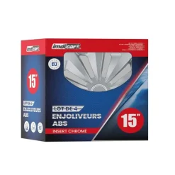 4 enjoliveurs fox argent avec in Automobile