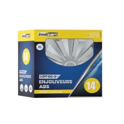 Outlet 4 enjoliveurs fox argent avec in Automobile