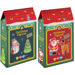 Discount 2 figurines de noel a peindre Enfant Loisirs Créatifs|Loisirs Créatifs