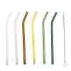 Hot 6 pailles en verre + goupillon Ustensiles, Accessoire De Cuisine
