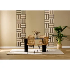 Clearance 3 panneaux deco tasseaux clair Revetement Sol, Mur