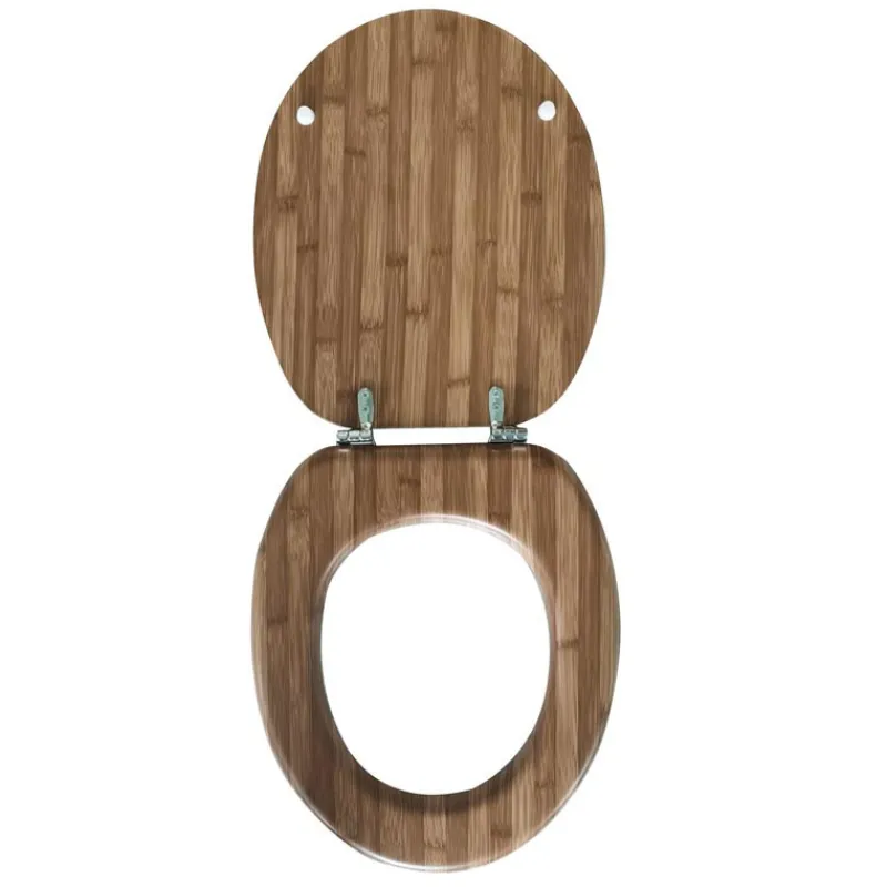 Online Abattant wc effet bois bambou Accessoire Wc