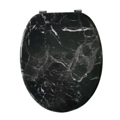 Abattant wc effet marbre noir ab Accessoire Wc