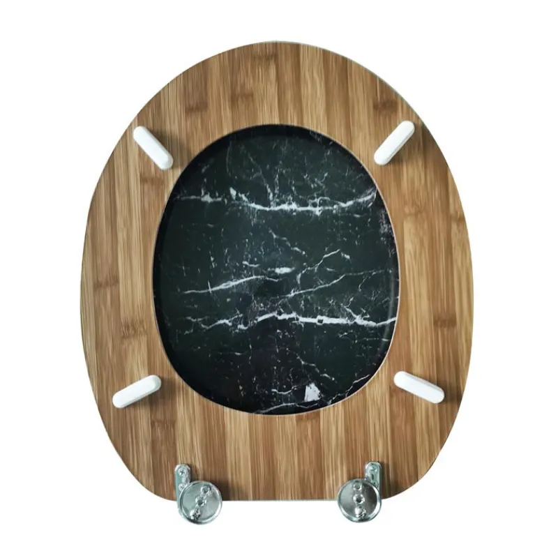 Abattant wc effet marbre noir ab Accessoire Wc