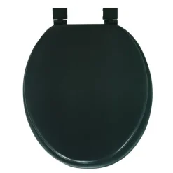 Best Abattant wc mousse noir 36x39cm Accessoire Wc