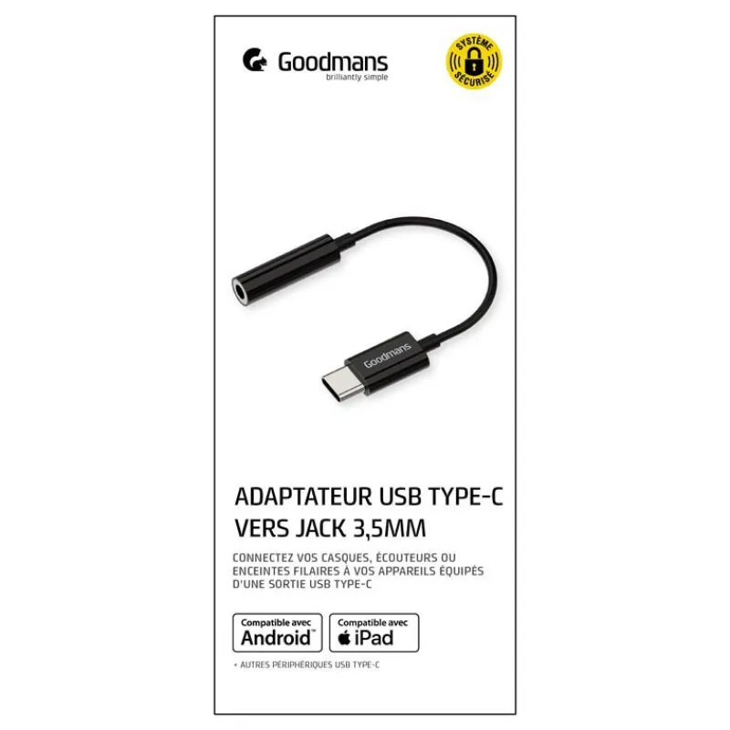 Outlet Adaptateur type c to jack Audio, Téléphonie