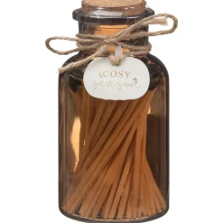 Sale Allumettes bouteille ambre Bougie, Senteur