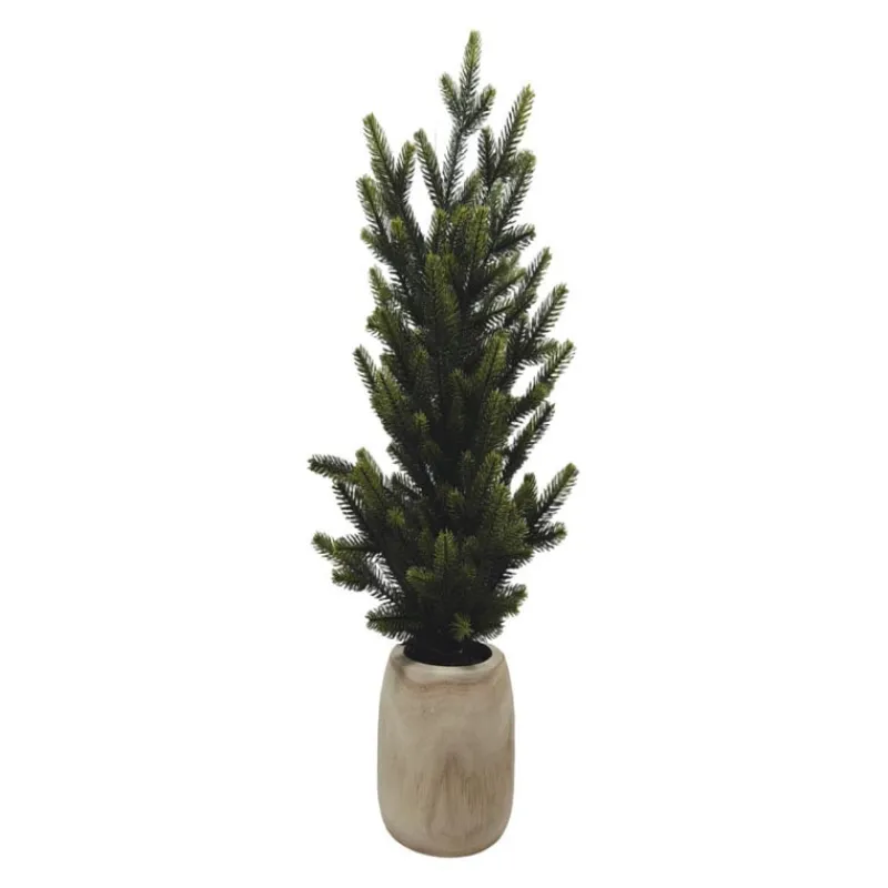 Outlet Arbre vert de 58 cm dans un pot Sapin
