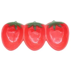 New Assiette aperitif fraise/citron Vaisselle, Art De La Table·Assiette, Service