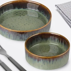 Assiette creuse 20x4,8cm vert Vaisselle, Art De La Table·Assiette, Service