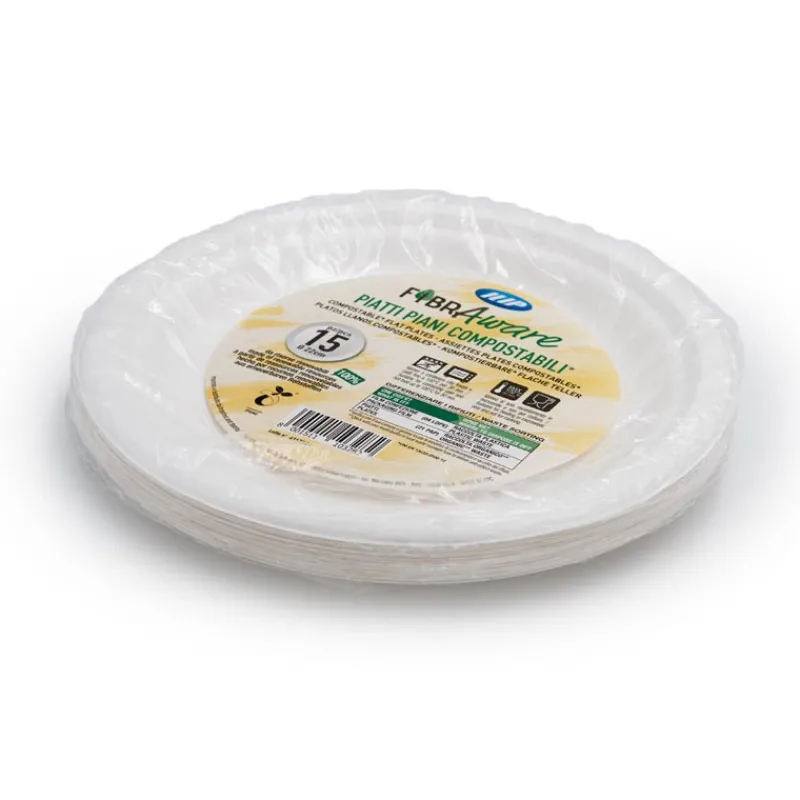 Assiette d23cm x15 bagasse Vaisselle Jetable