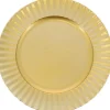 Hot Assiette de presentation doree Vaisselle, Art De La Table·Accessoires De Table