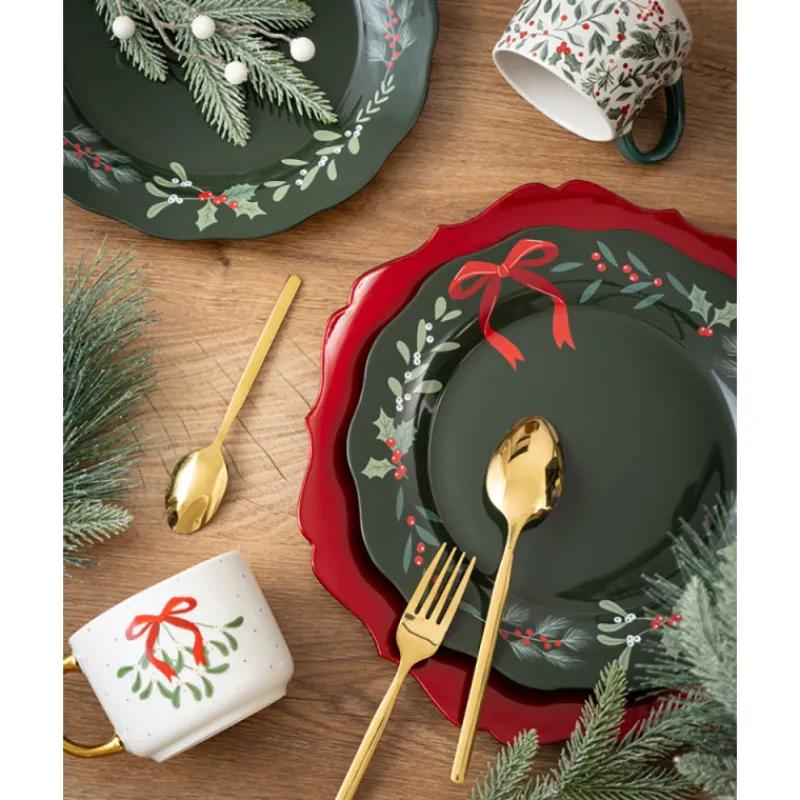 Assiette de service feuilages Vaisselle, Art De La Table·Assiette, Service