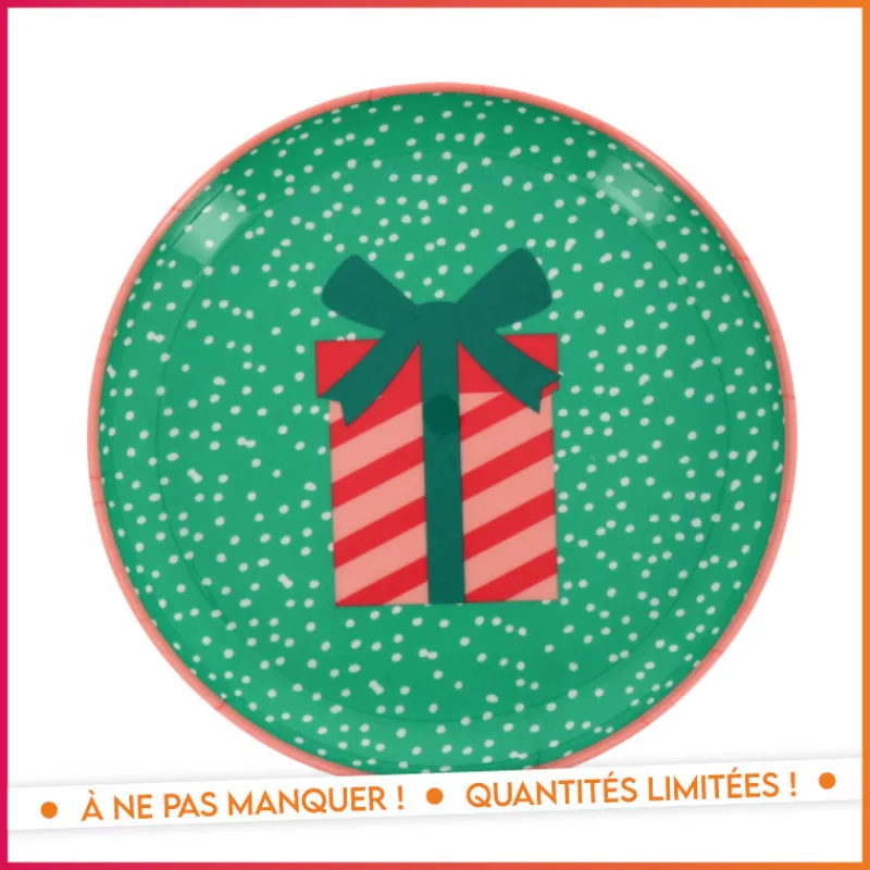 Clearance Assiette melamine 21cm Reveillon