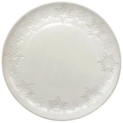 Hot Assiette plate blanche flocon Vaisselle, Art De La Table·Assiette, Service