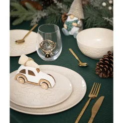Hot Assiette plate blanche flocon Vaisselle, Art De La Table·Assiette, Service