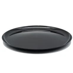 Outlet Assiette plate d27cm x6 noir Vaisselle Jetable