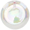 Assiette plate en verre irrise Vaisselle, Art De La Table·Assiette, Service