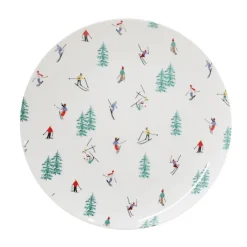 Sale Assiette plate motif ski d26.5cm Vaisselle, Art De La Table·Assiette, Service