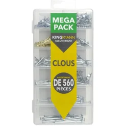 New Assortiment de 560 clous Quincaillerie