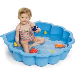 Clearance Bac a sable bleu 117l Enfant Air, Structure, Cabane|Jeu D'Extérieur·Air, Structure, Cabane