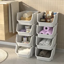 Online Bac de rangement fly tower gris Rangement