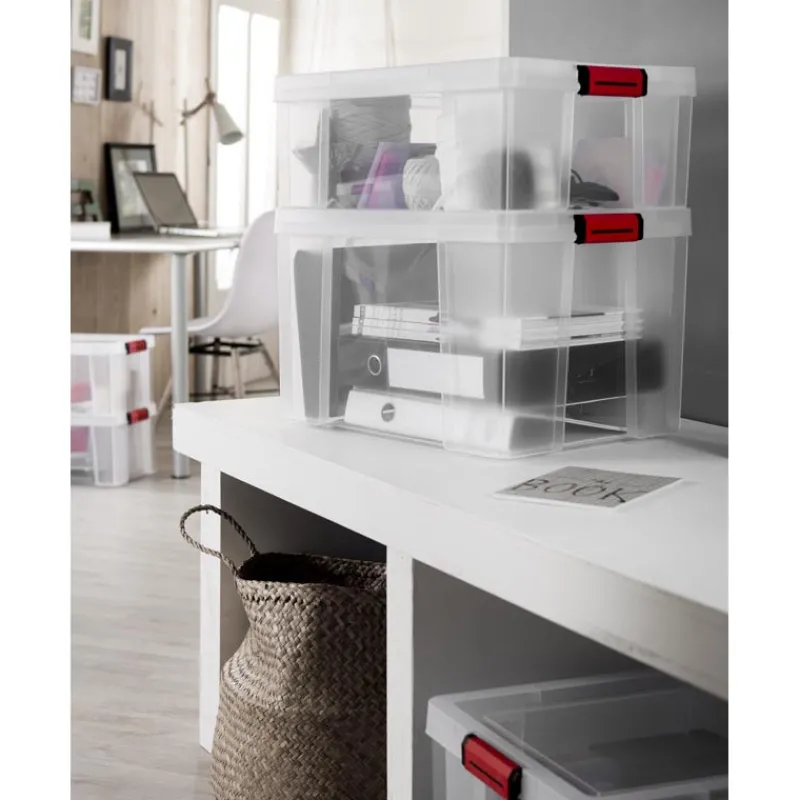 Bac 27l clip'n store 50x39x20cm Rangement
