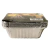 New Barquette rect alu 45cl x8 Plat, Moule