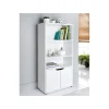 Online Bibliotheque 2 portes blanc Rangement