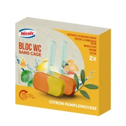 Bloc wc x2 citron pamplemousse Nettoyant Ménager