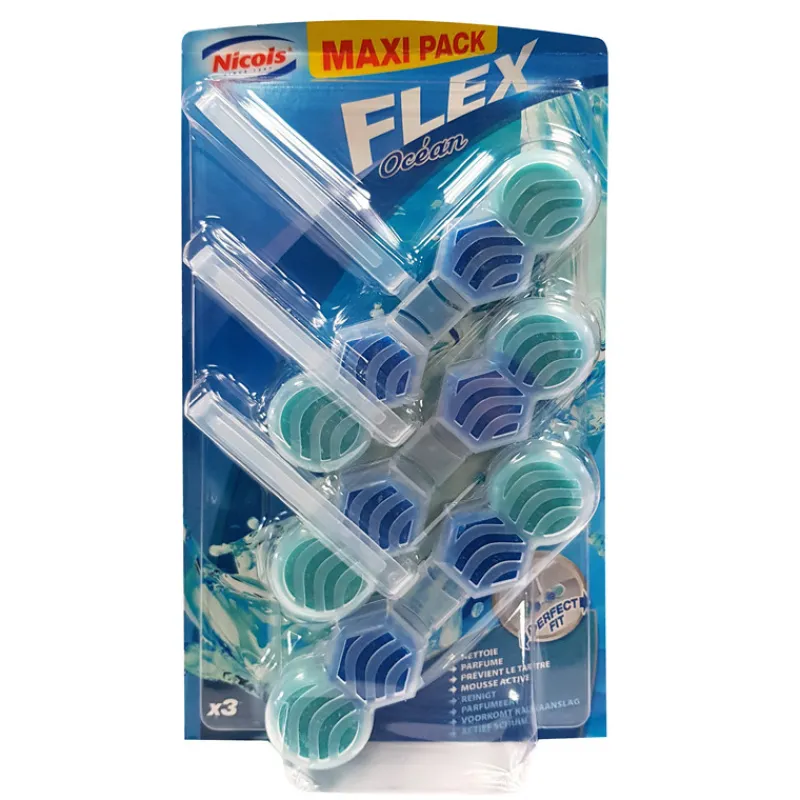 Outlet Blocs wc x3 flex ocean Nettoyant Ménager