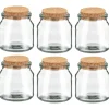 Discount Bocal + couvercle en liege x6 Boîte, Rangement
