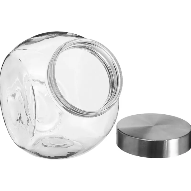 Online Bocal bonbon verre + inox 1.5l Boîte, Rangement