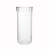 Discount Bocal en verre strie & couvercle Boîte, Rangement