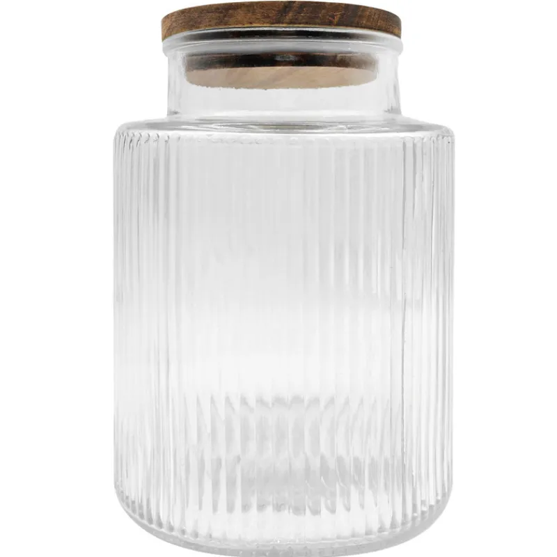 Bocal strie col decroche 3l Boîte, Rangement