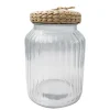 Outlet Bocal strie naturel 1l Boîte, Rangement