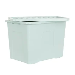 Hot Boite 80l couvercle vert sauge Rangement