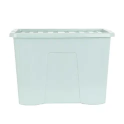 Hot Boite 80l couvercle vert sauge Rangement