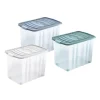 Boite plastique a roulette 65l Rangement