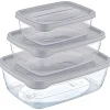 Sale Boite plastique 1.2/2/3l x3 Boîte, Rangement