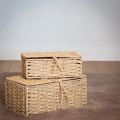 Outlet Boite tressee m Rangement Décoratif