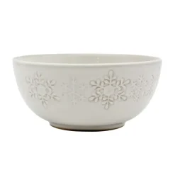 Hot Bol blanc motif flocon d15.4cm Vaisselle, Art De La Table·Tasse, Mug, Bol