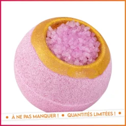 Best Bombe de bain garnie rose 150g Soin Du Corps·Savon, Gel Douche