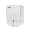 Bougeoir verre strie Bougie, Senteur