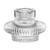Clearance Bougeoir verre strie Bougie, Senteur