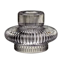 Clearance Bougeoir verre strie Bougie, Senteur