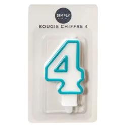 Best Bougie chiffre 4 Décoration Et Cotillons|Vaisselle, Déco Festive·Décoration Et Cotillons